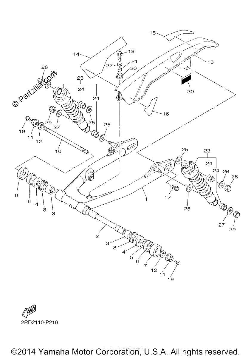 Diagrama de REAR ARM