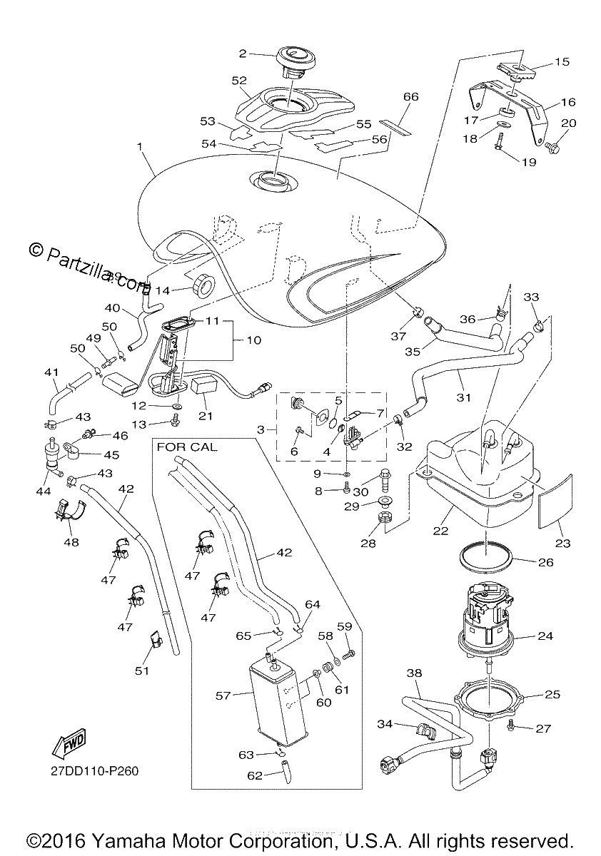 Diagrama de FUEL TANK