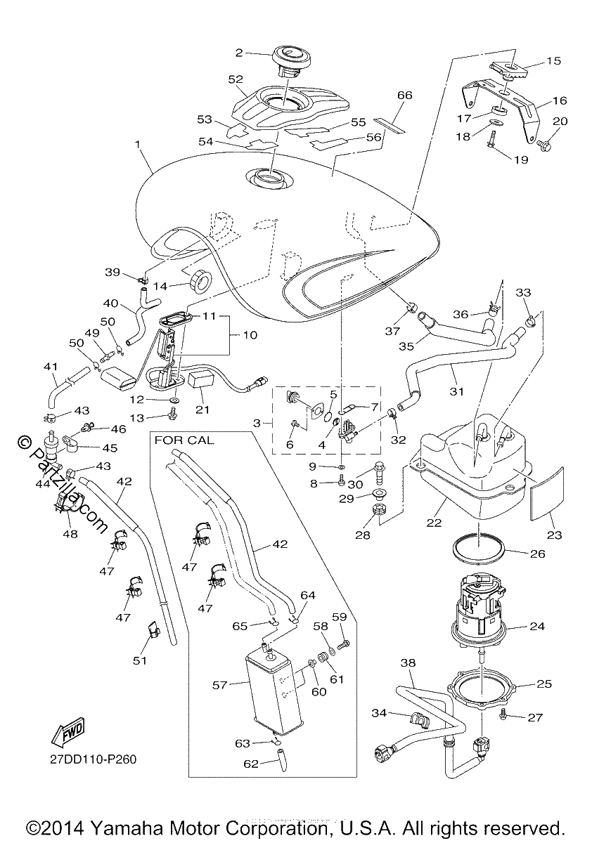 Diagrama de FUEL TANK