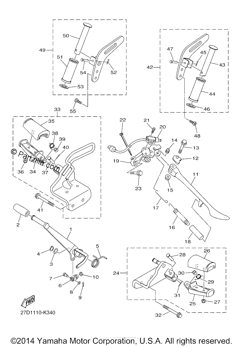 Diagrama de STAND FOOTREST