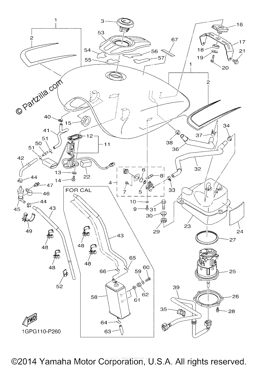 Diagrama de FUEL TANK
