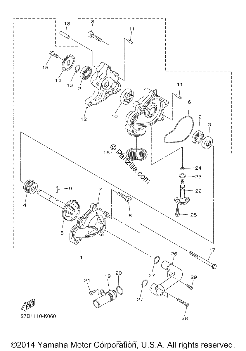 Diagrama de WATER PUMP