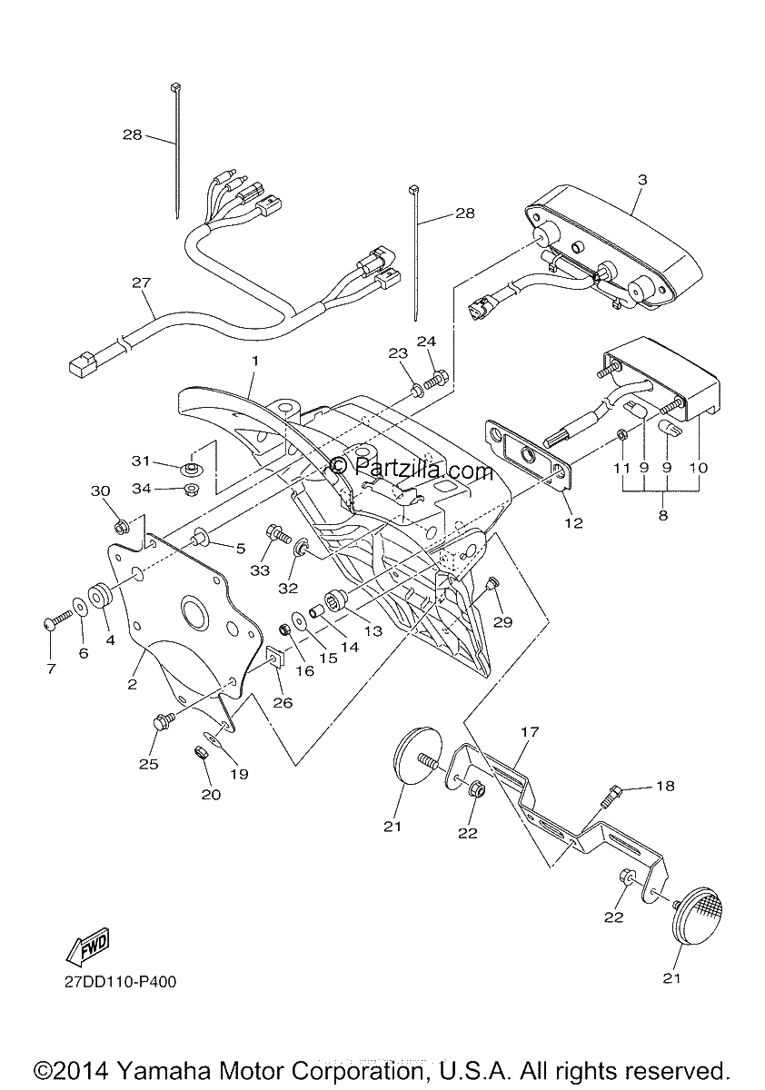 Diagrama de TAILLIGHT
