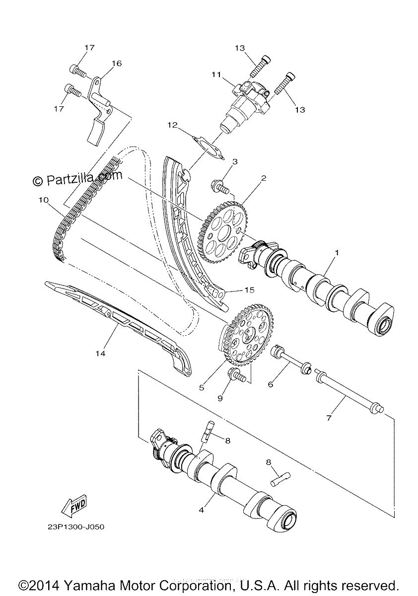 Diagrama de CAMSHAFT CHAIN