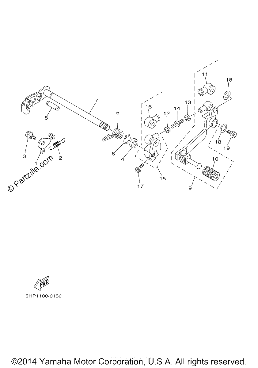 Diagrama de SHIFT SHAFT
