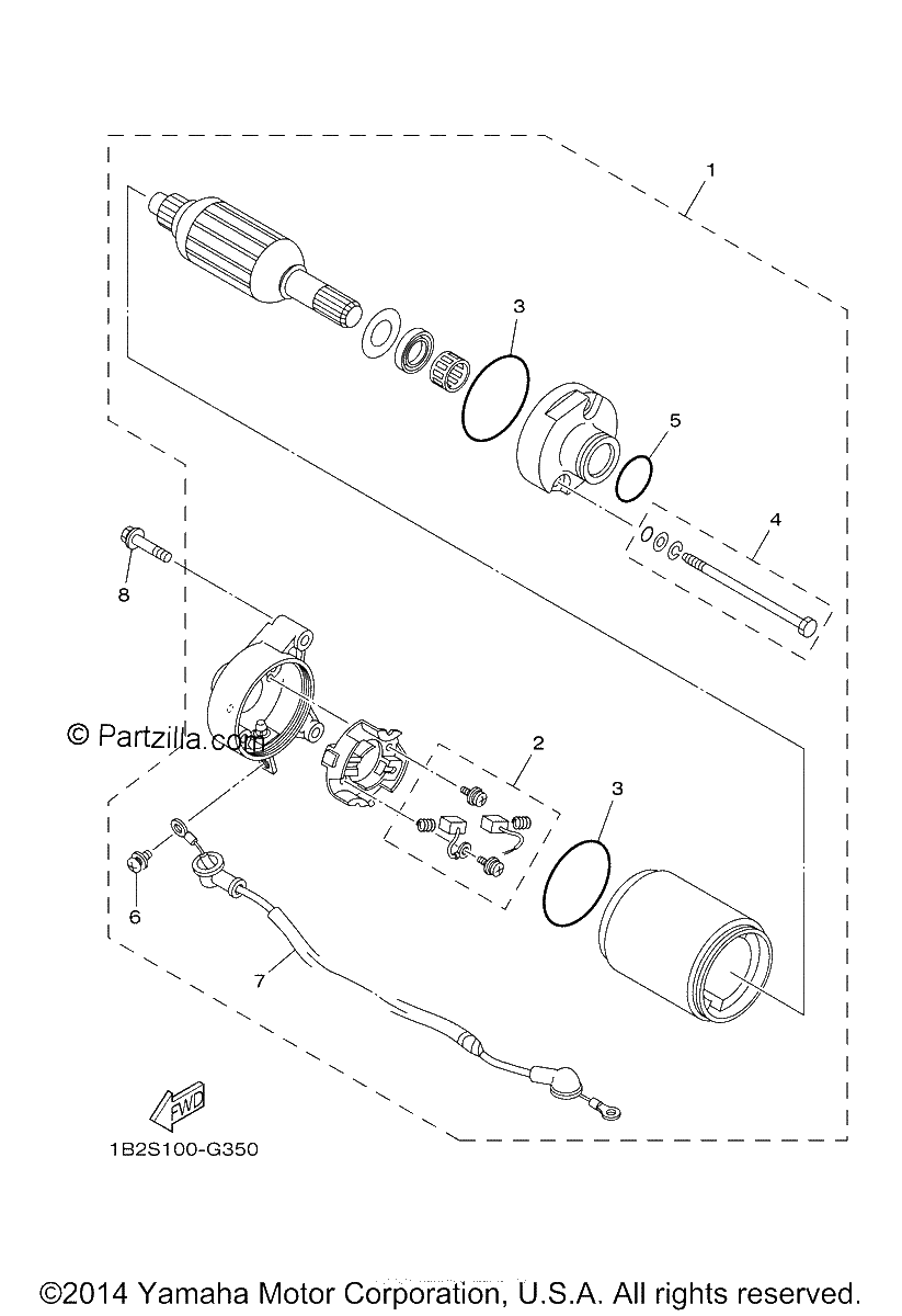 Diagrama de STARTING MOTOR