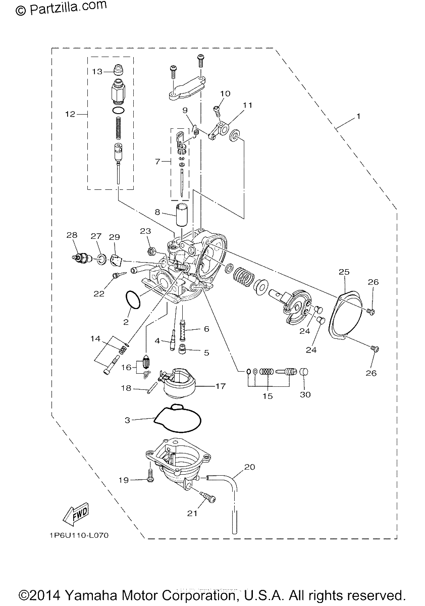 Diagrama de CARBURETOR