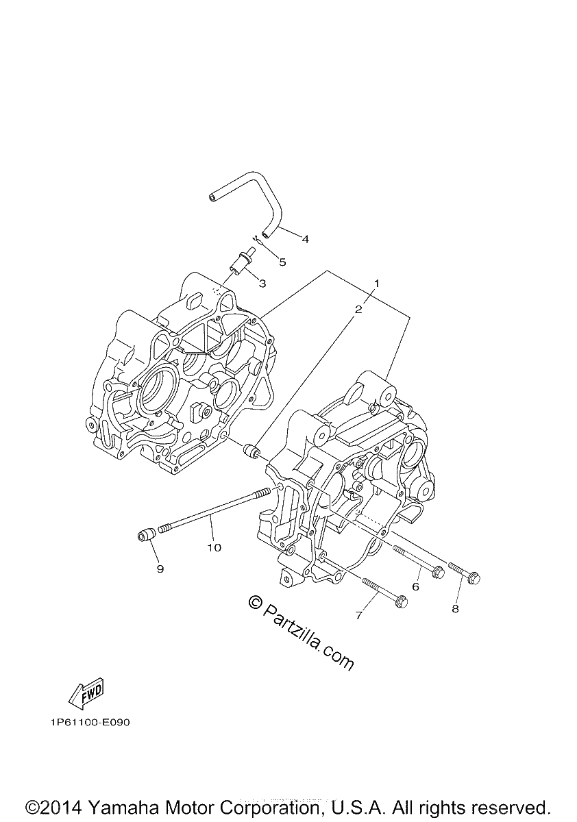 Diagrama de CRANKCASE