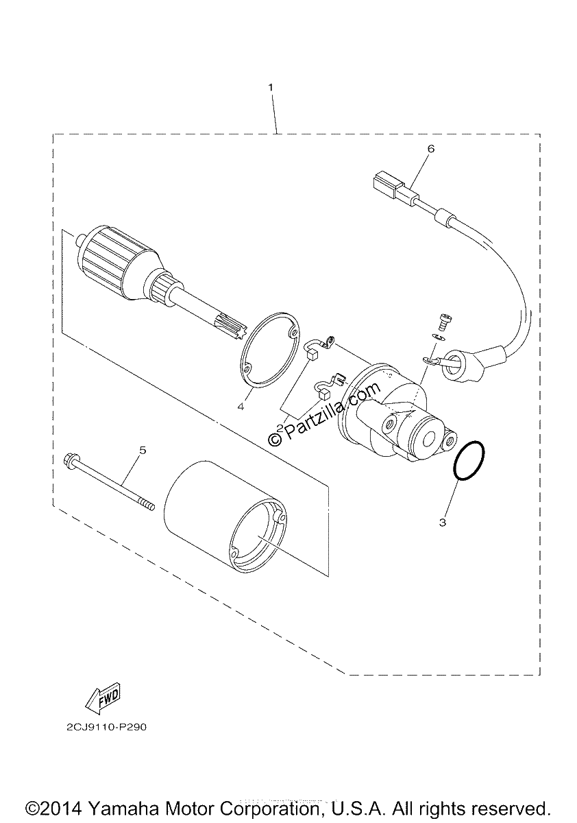 Diagrama de STARTING MOTOR
