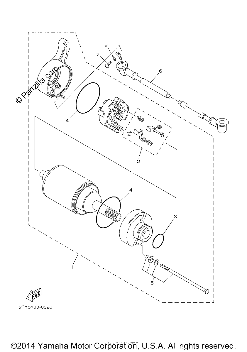 Diagrama de STARTING MOTOR
