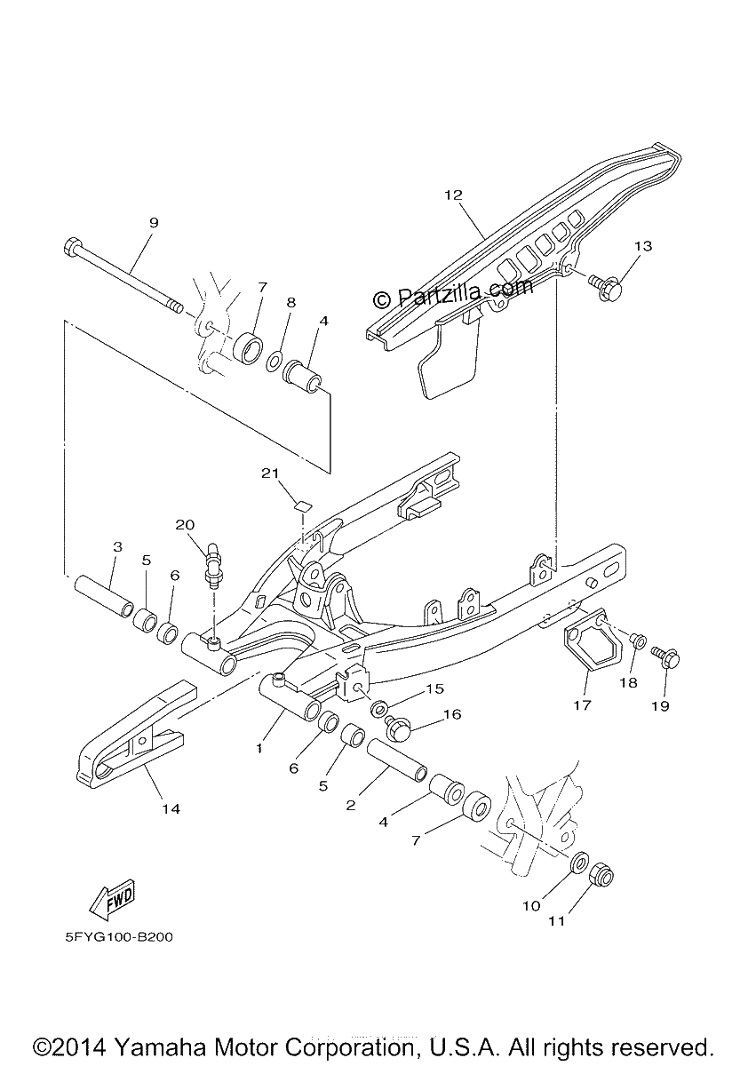 Diagrama de REAR ARM