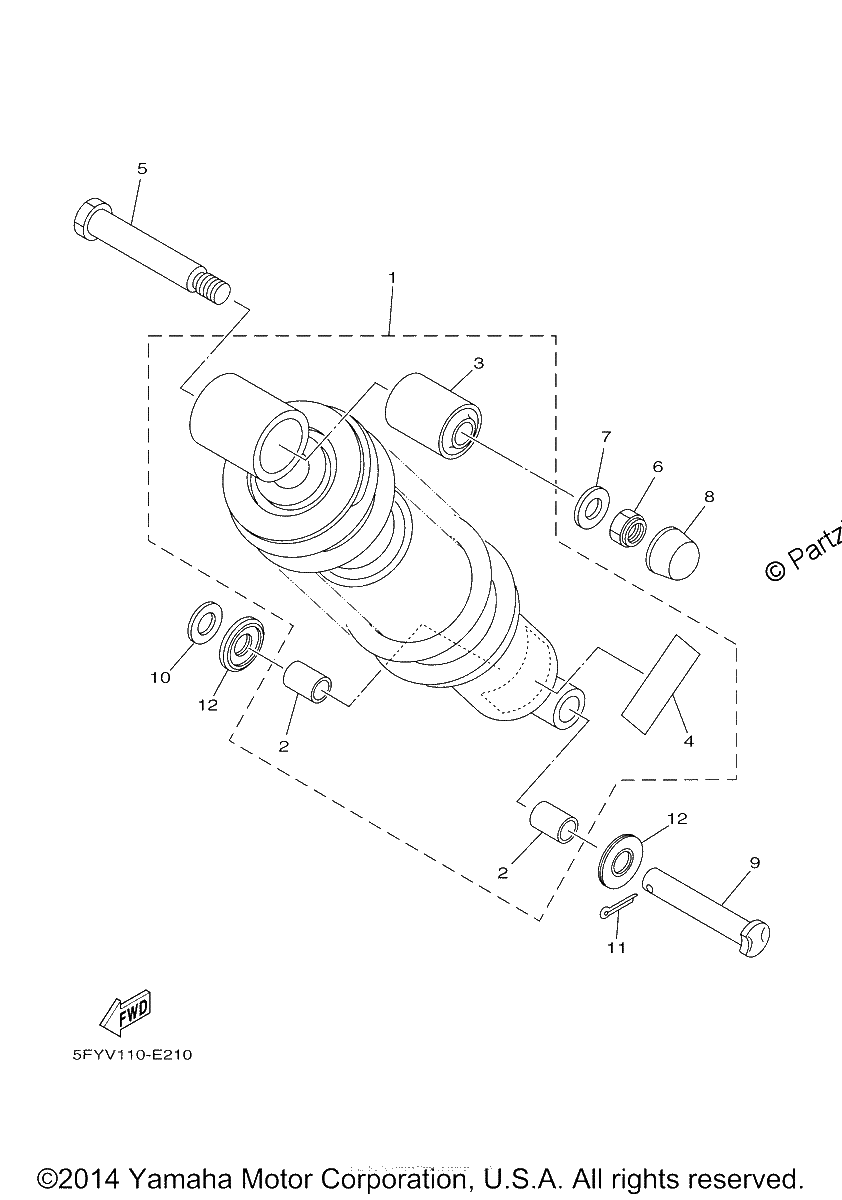 Diagrama de REAR SUSPENSION