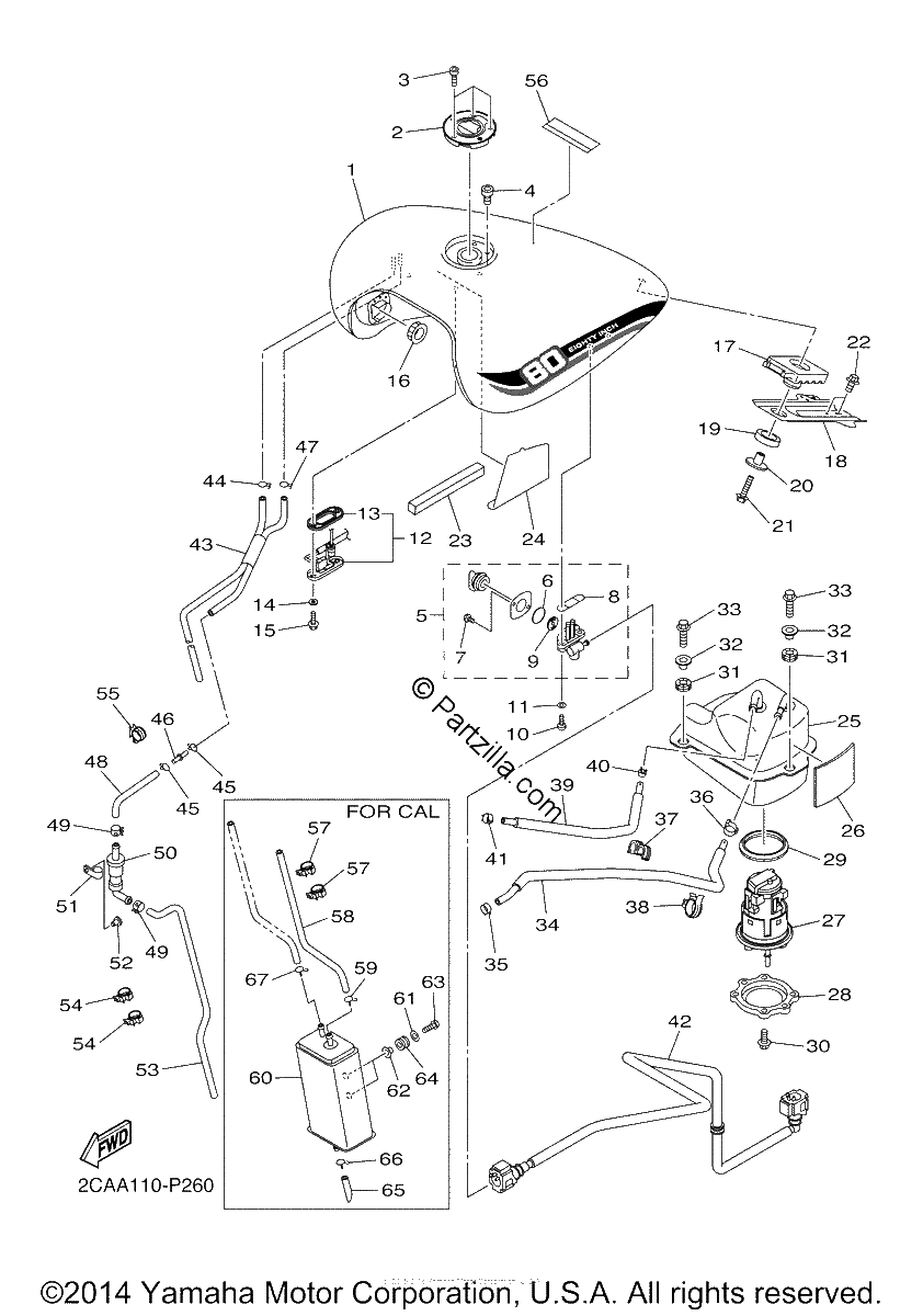 Diagrama de FUEL TANK