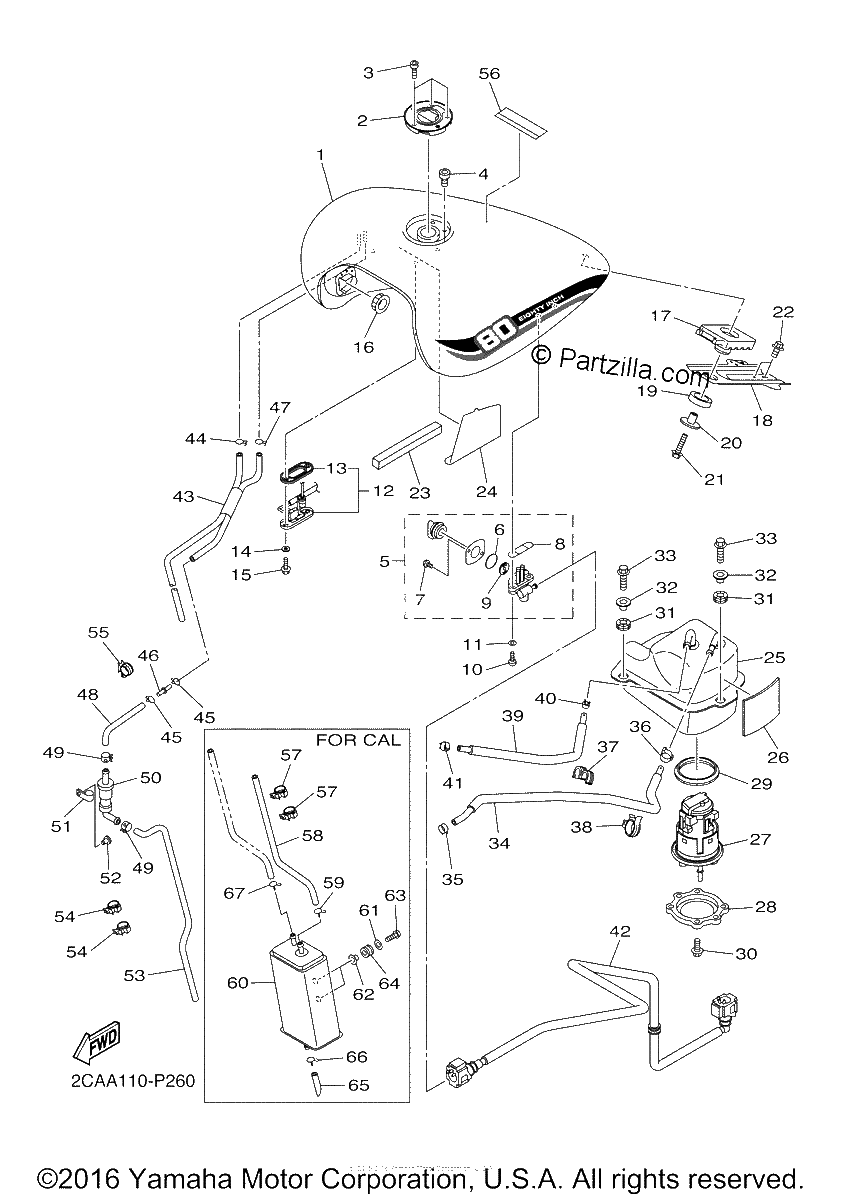Diagrama de FUEL TANK