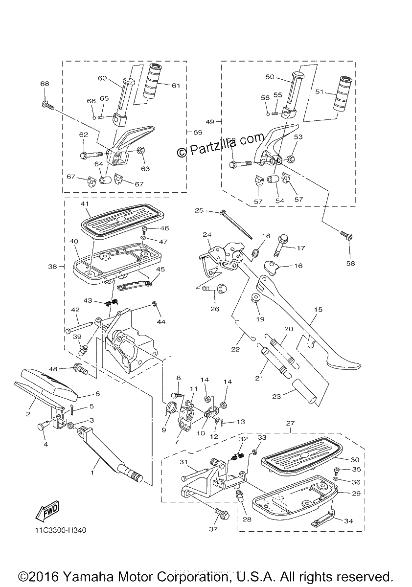 Diagrama de STAND FOOTREST