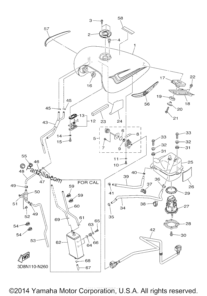 Diagrama de FUEL TANK
