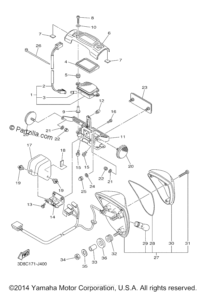 Diagrama de TAILLIGHT
