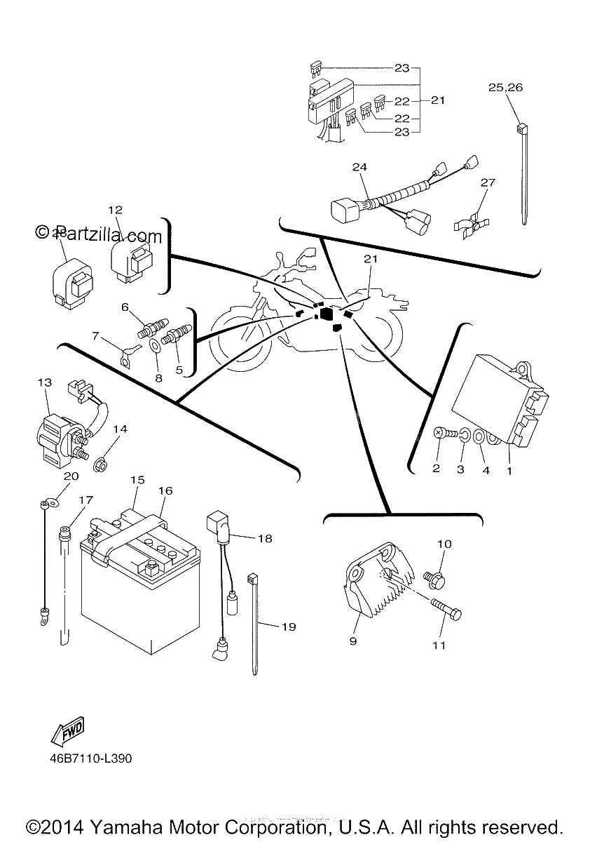 Diagrama de ELECTRICAL 1