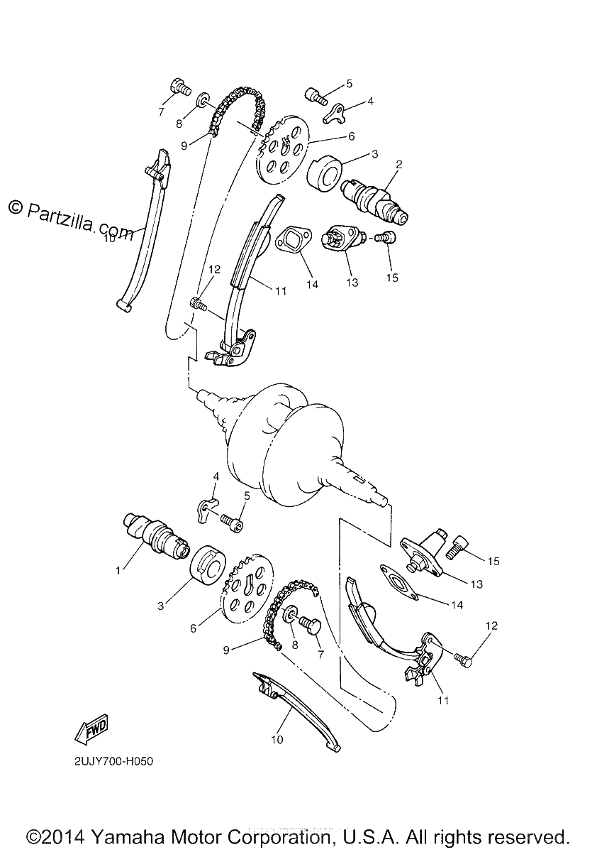 Diagrama de CAMSHAFT CHAIN