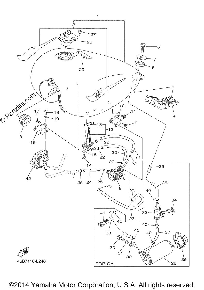 Diagrama de FUEL TANK