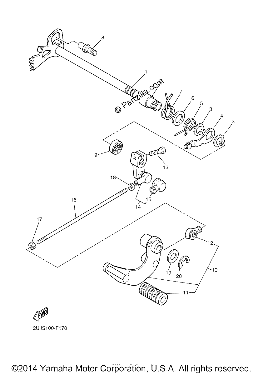 Diagrama de SHIFT SHAFT