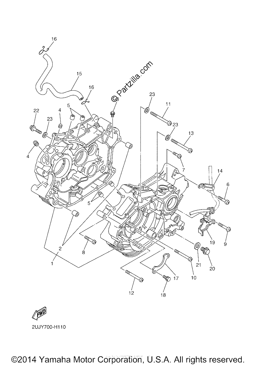 Diagrama de CRANKCASE