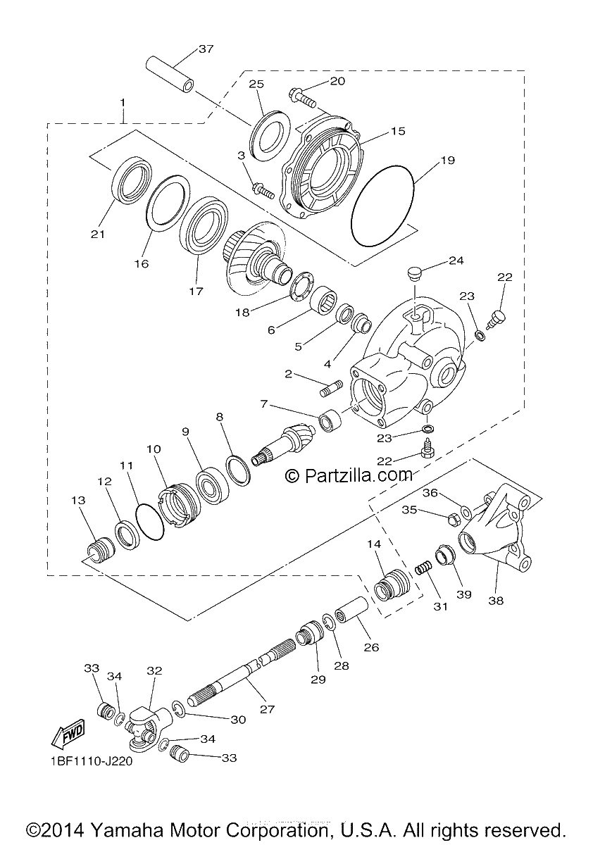 Diagrama de DRIVE SHAFT