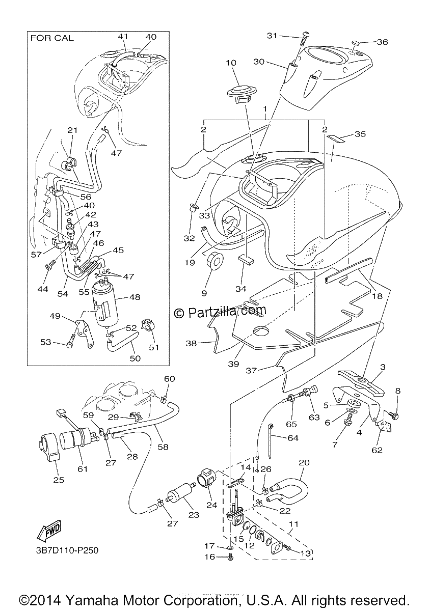 Diagrama de FUEL TANK