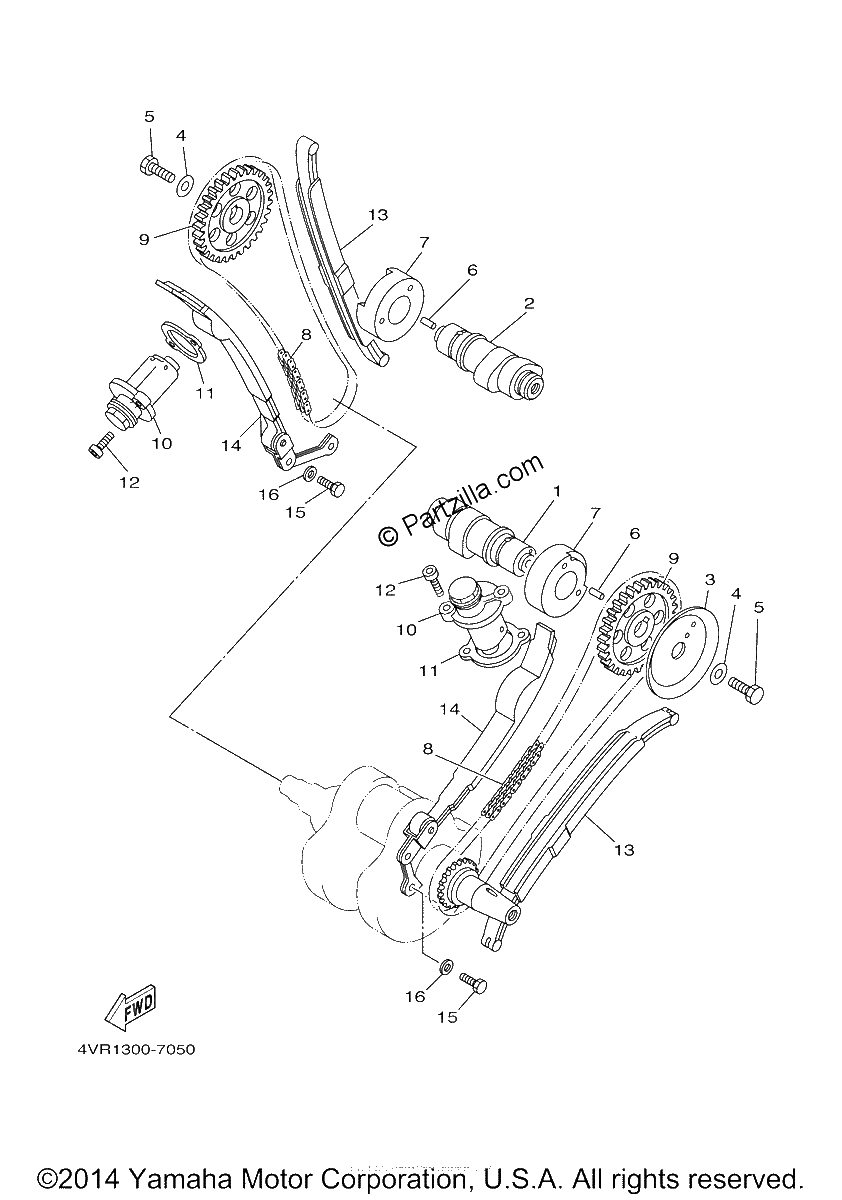 Diagrama de CAMSHAFT CHAIN