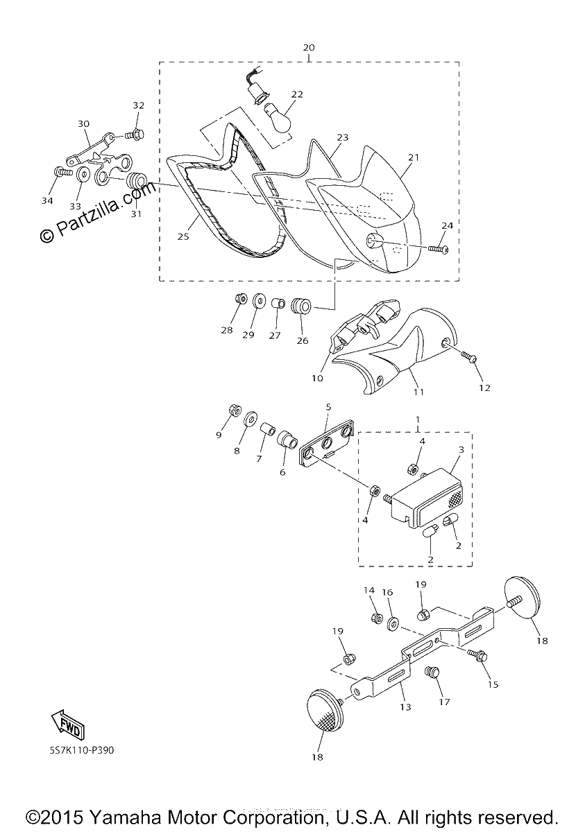 Diagrama de TAILLIGHT