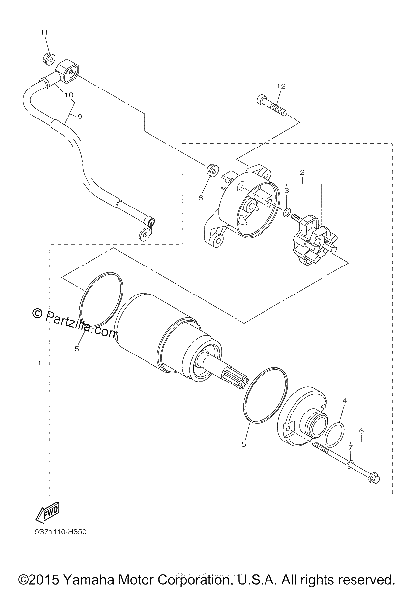 Diagrama de STARTING MOTOR