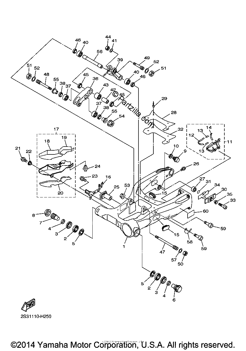 Diagrama de REAR ARM