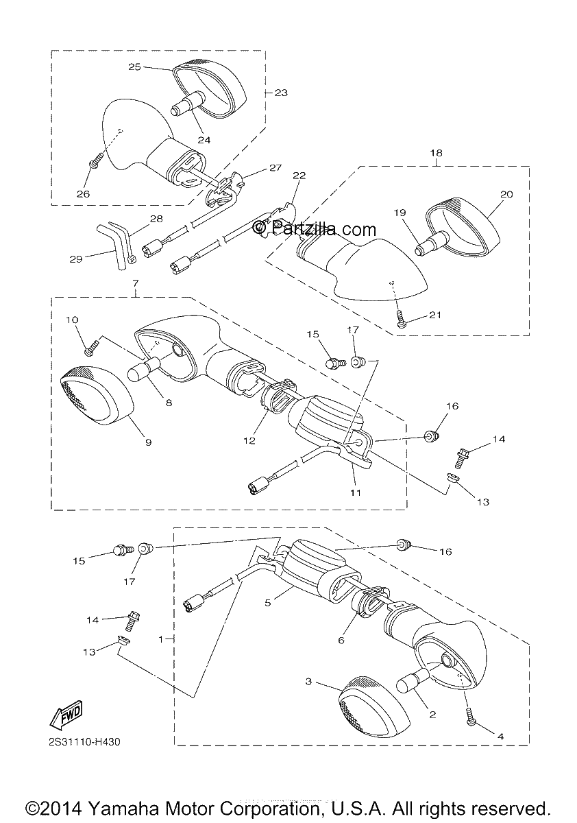 Diagrama de FLASHER LIGHT