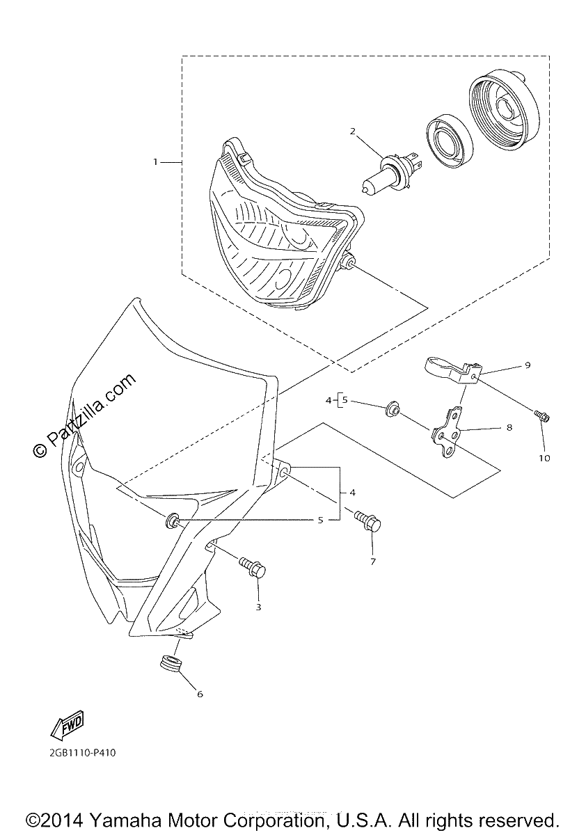 Diagrama de HEADLIGHT