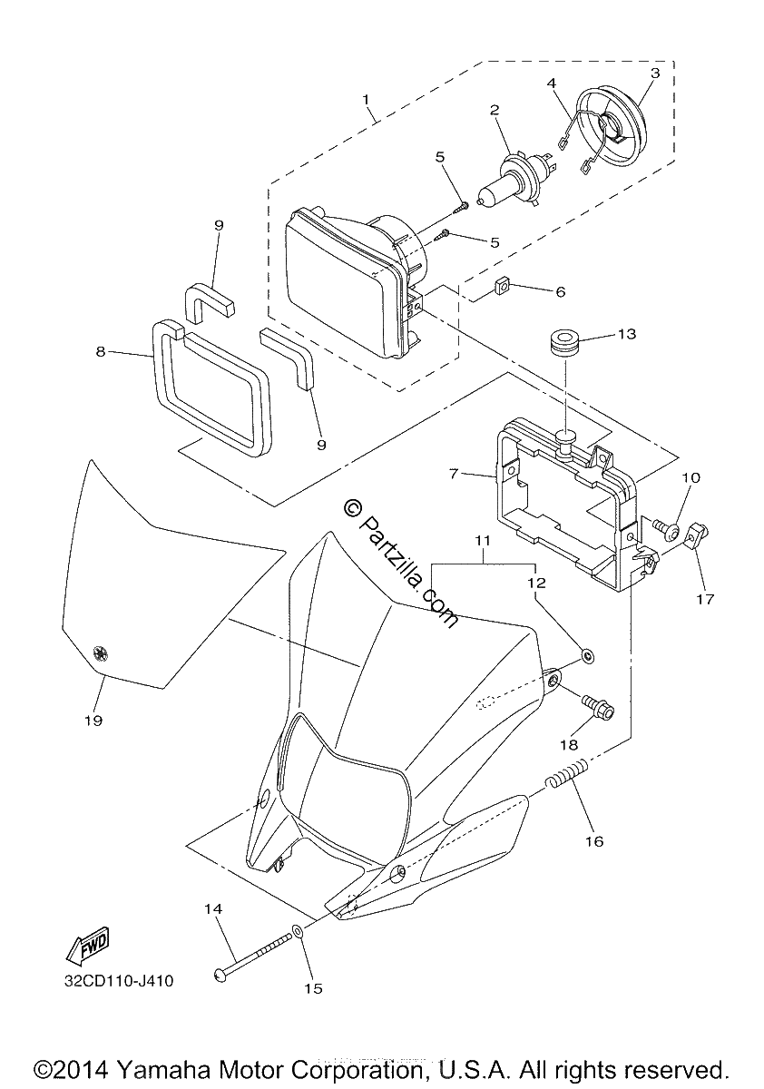Diagrama de HEADLIGHT