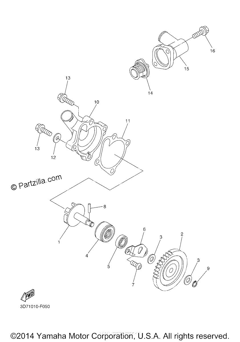 Diagrama de WATER PUMP
