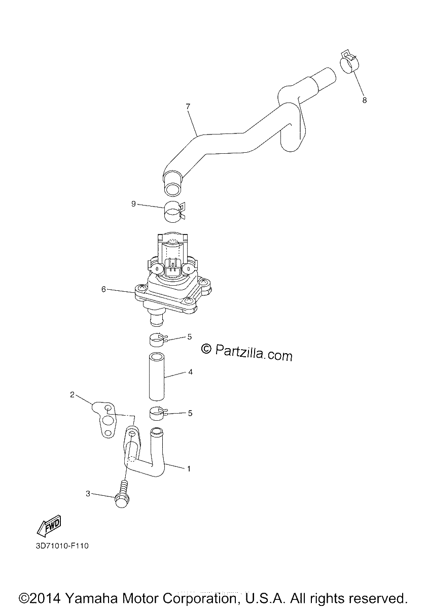 Diagrama de AIR INDUCTION SYSTEM