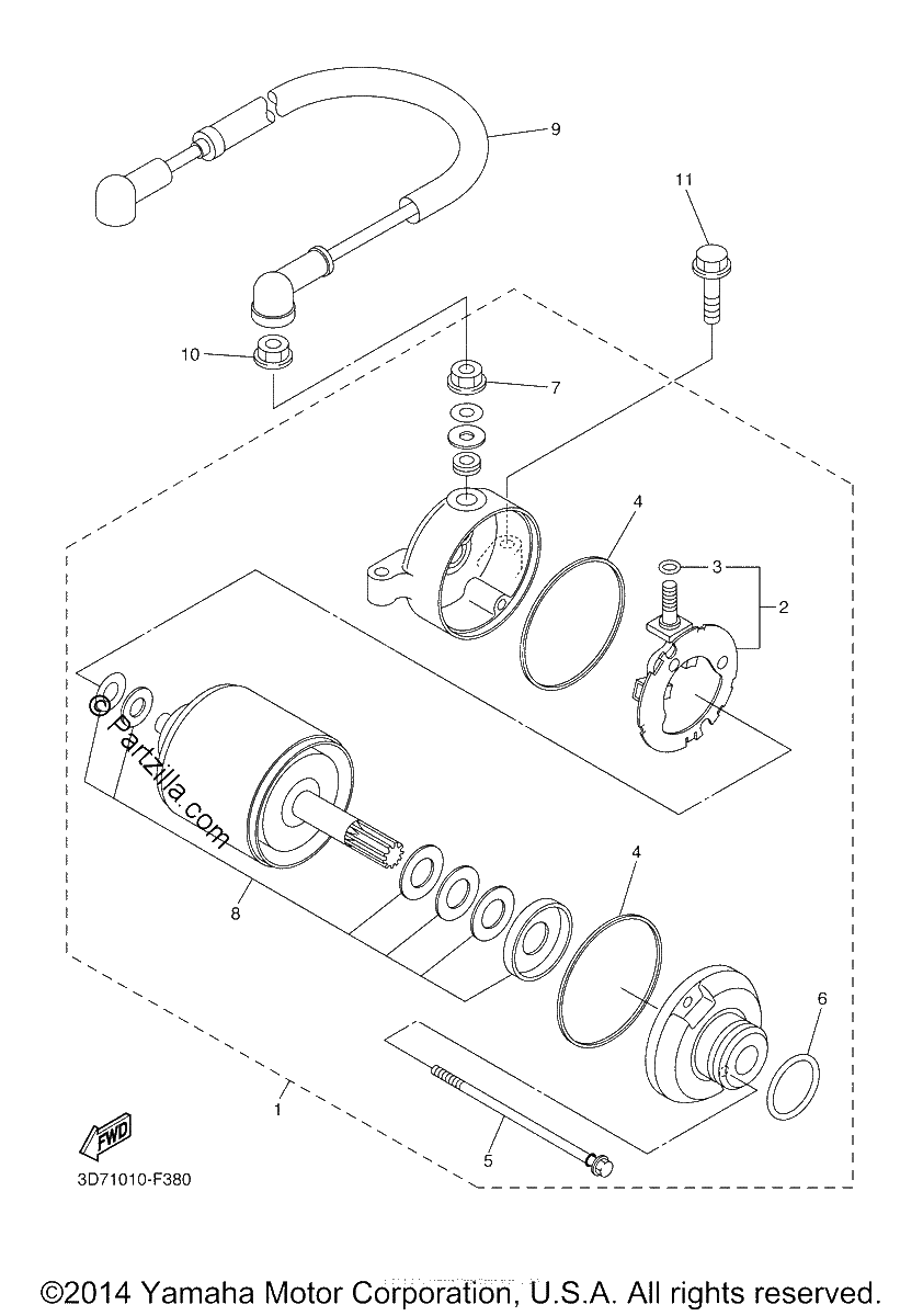 Diagrama de STARTING MOTOR