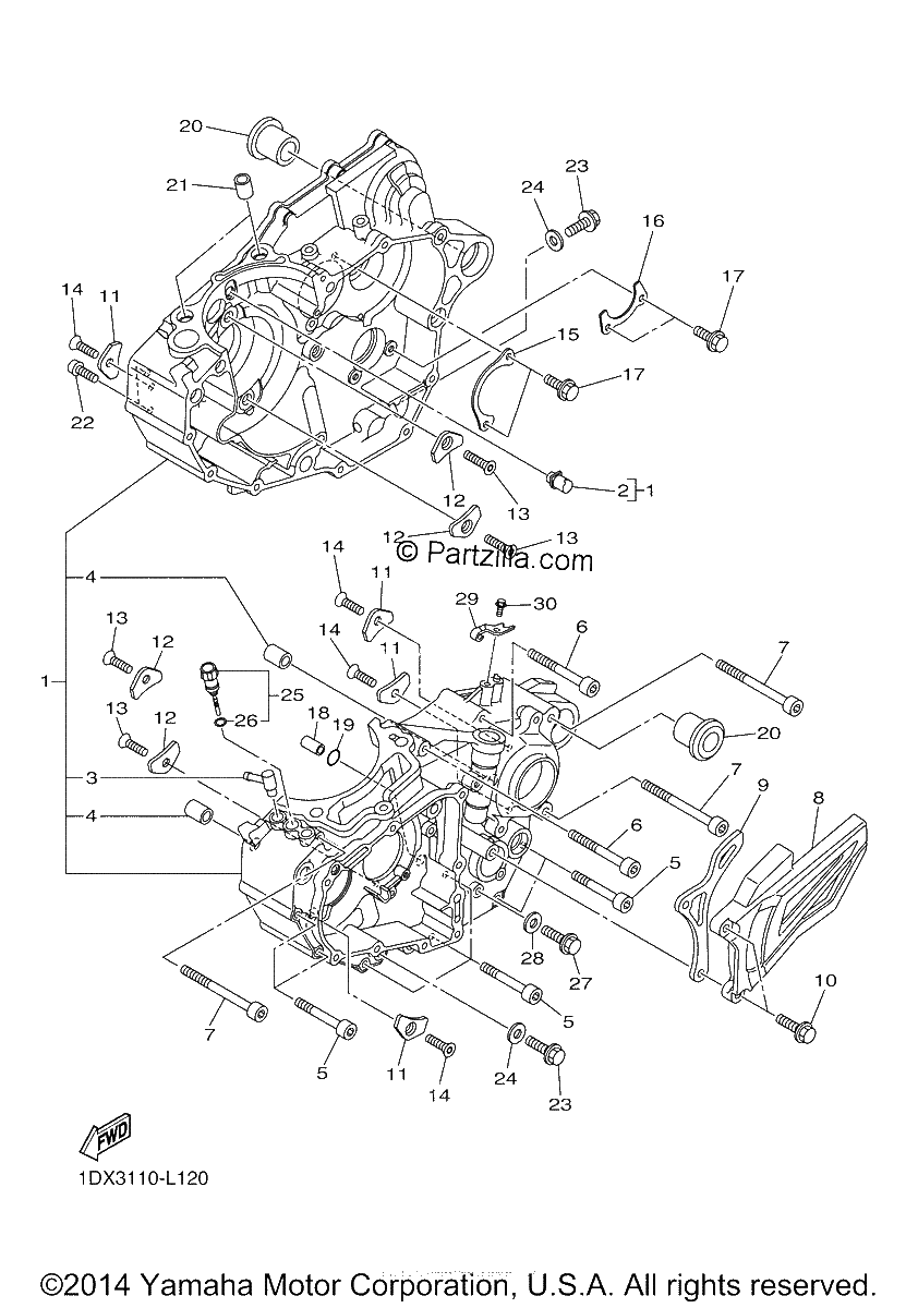 Diagrama de CRANKCASE