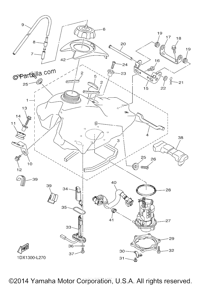 Diagrama de FUEL TANK