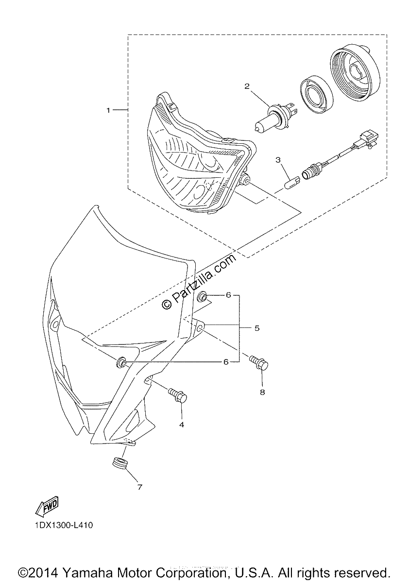 Diagrama de HEADLIGHT