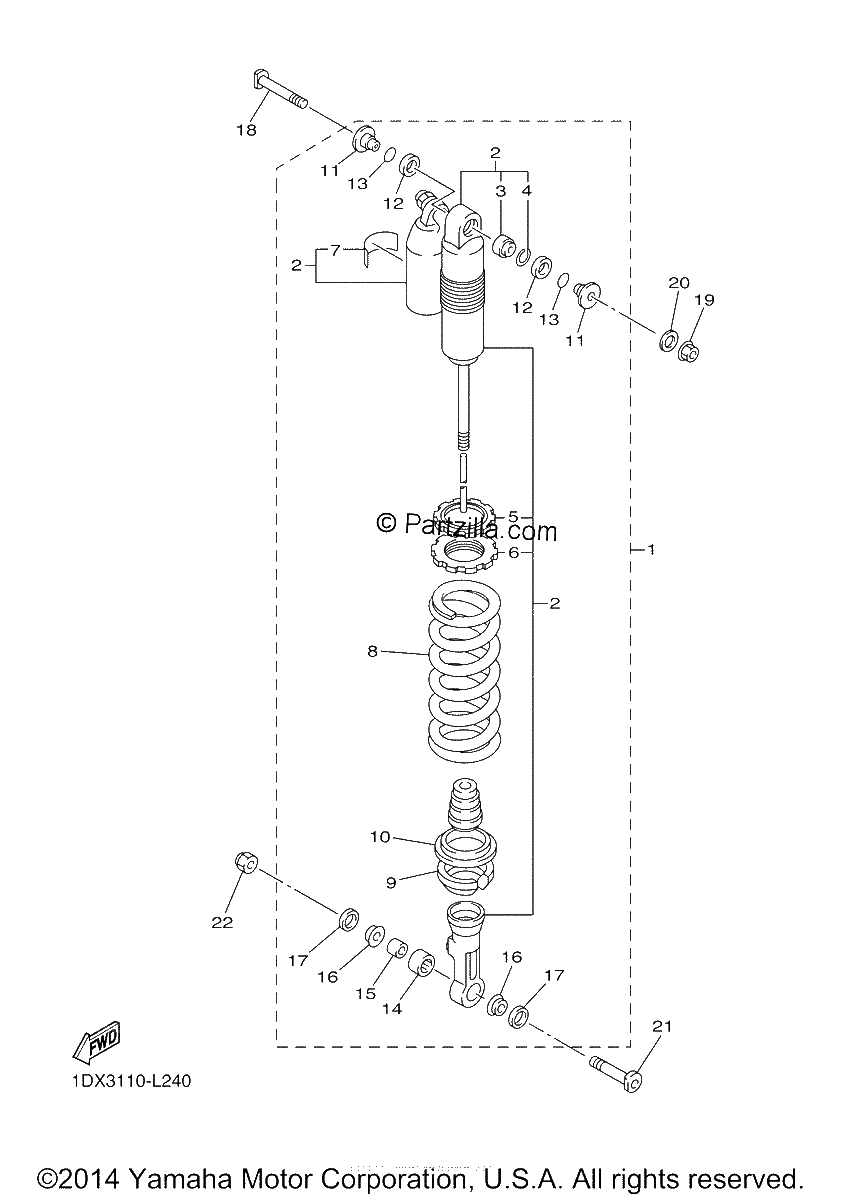 Diagrama de REAR SUSPENSION