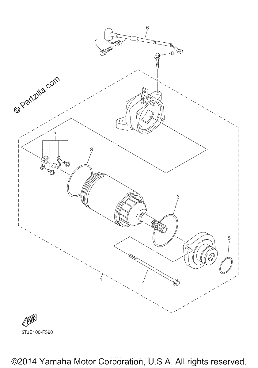 Diagrama de STARTING MOTOR
