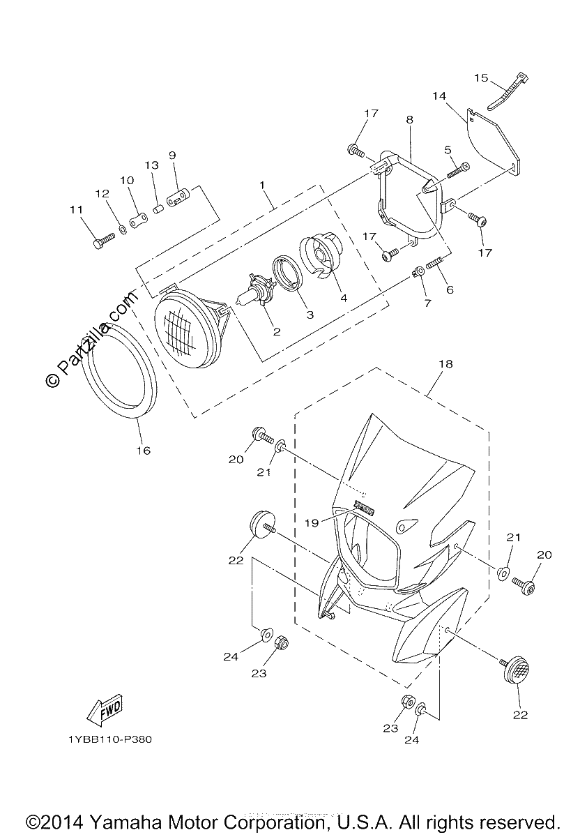 Diagrama de HEADLIGHT