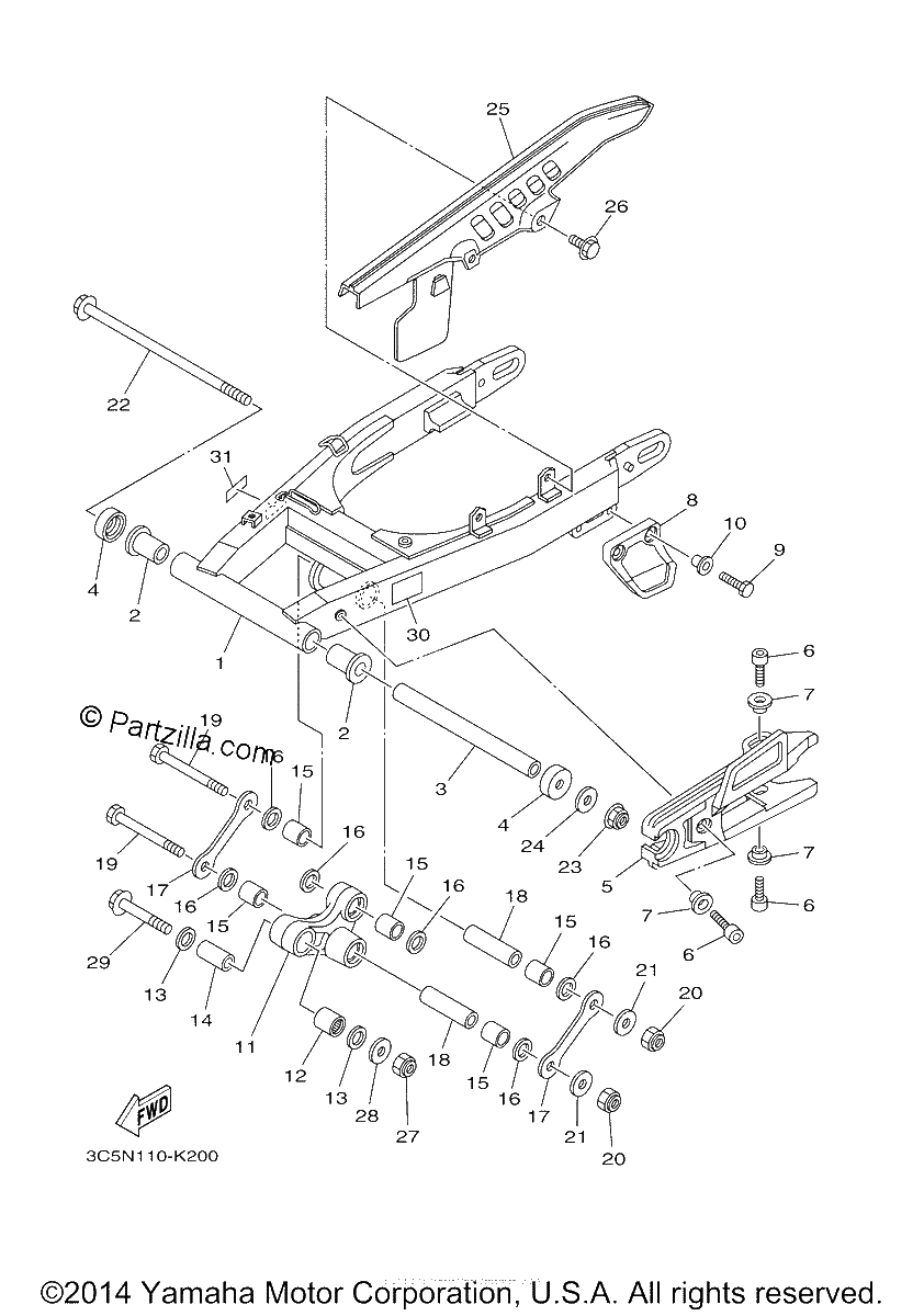 Diagrama de REAR ARM