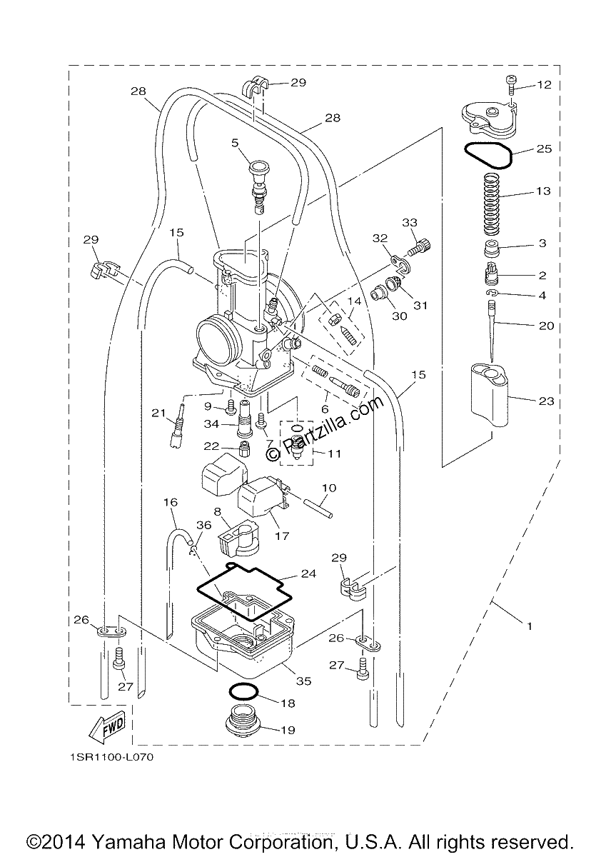 Diagrama de CARBURETOR