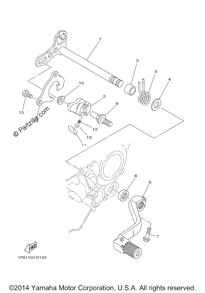 Diagrama de SHIFT SHAFT