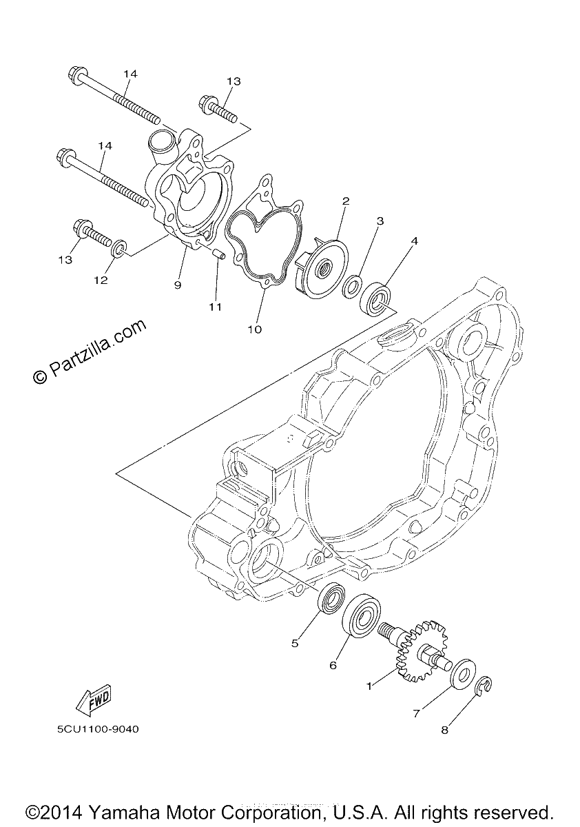Diagrama de WATER PUMP