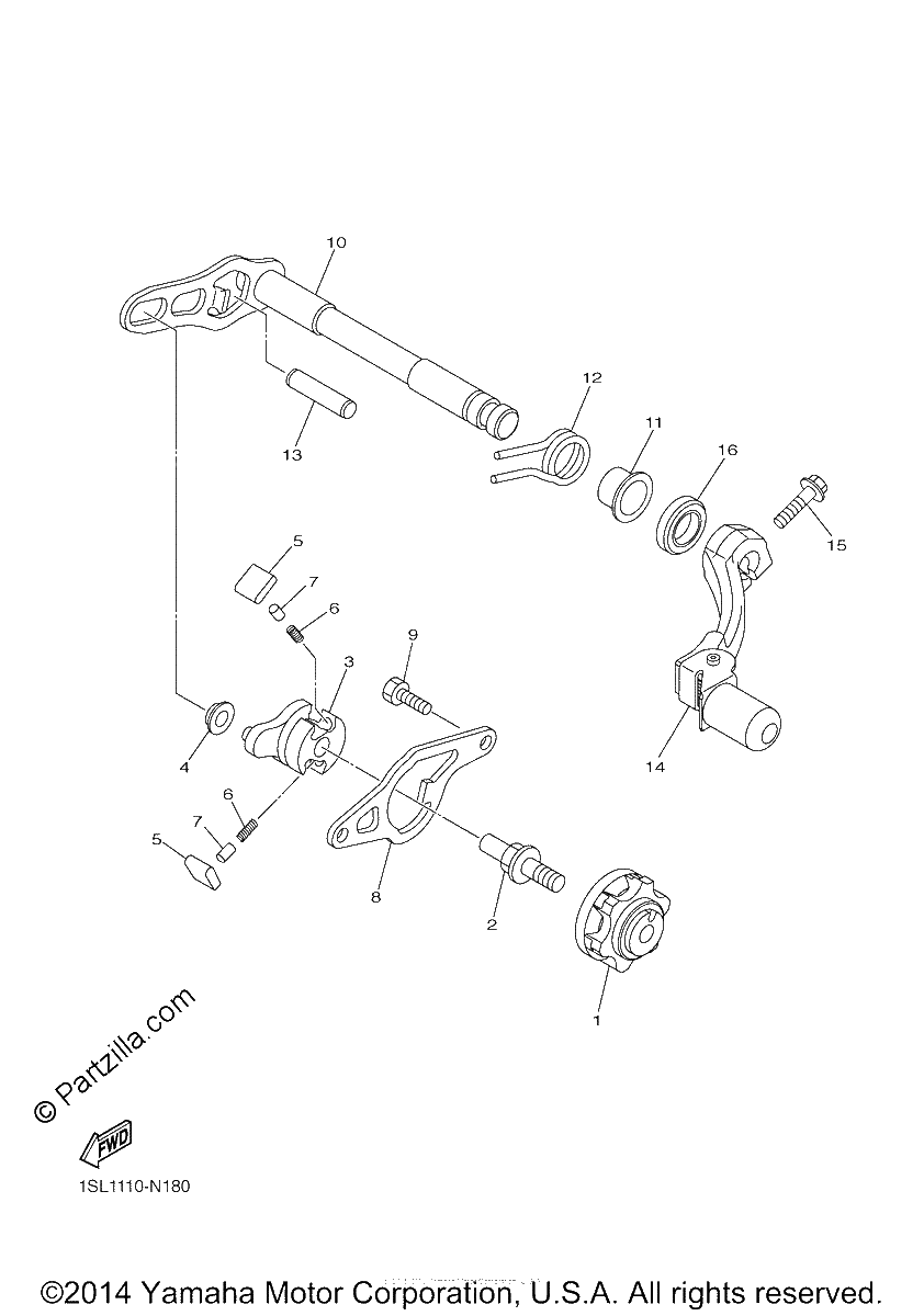Diagrama de SHIFT SHAFT