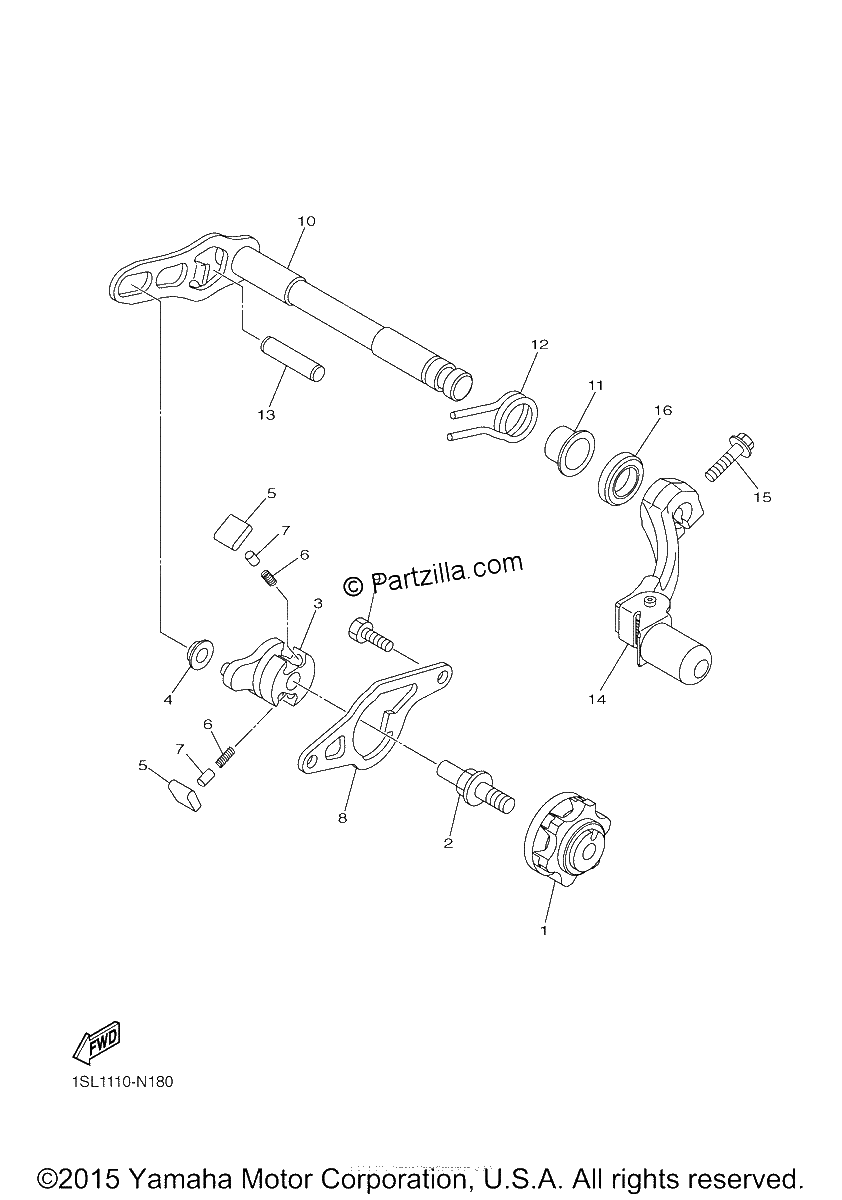 Diagrama de SHIFT SHAFT